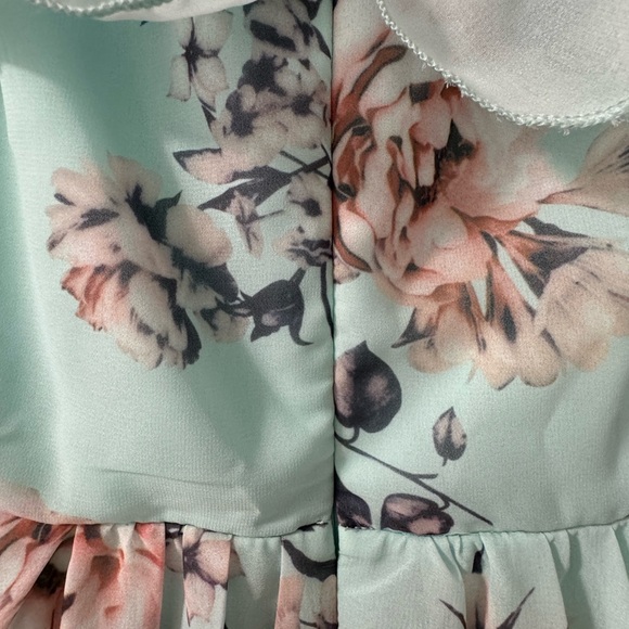 Floral Print Belted Wrap Dress - Picture 4 of 7